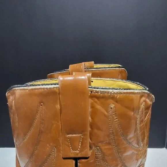 Acme Men's Leather Western Cowboy Boots Size 9D - Picture 9 of 10